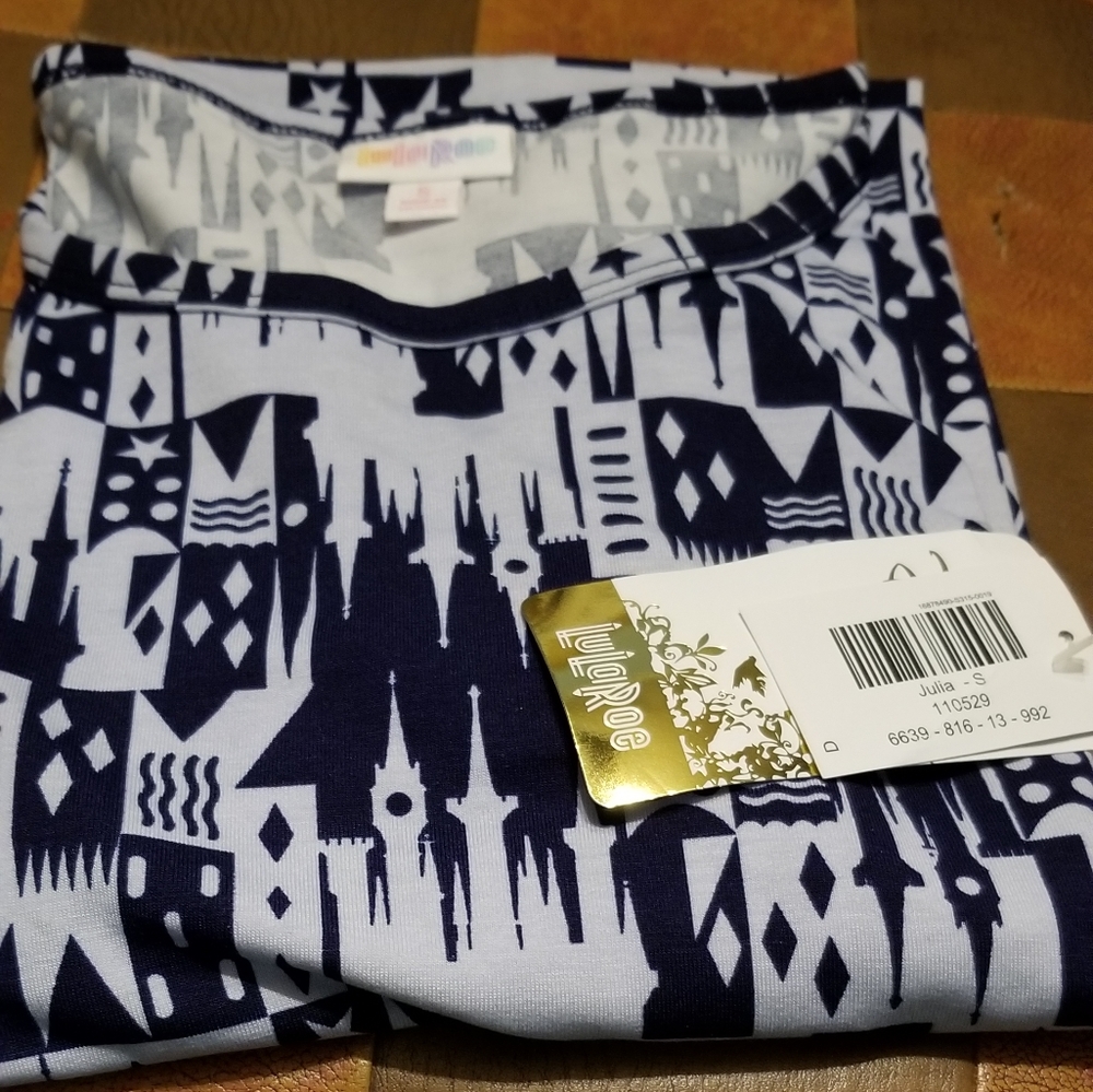 LulaRoe Julia Dress Disney Castle